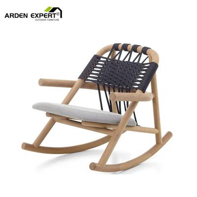 China Lazy Armchair Sofa Chairs Set Swing Lounge Garden Weather Furniture Rock Bassinettes PE Rattan Wicker Rocking Chair Outdoor Indoor Outdoor Leisure Garden for sale