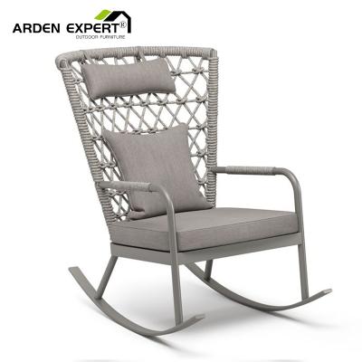 China Leisure Style Balcony Furniture Trapezoids Hot Sell Patio Swing Egg Chair Rattan Sofas Wicker Patio Woven Swing Hanging Chairs for sale