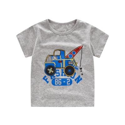 China Wholesale 100% China Manufacturer Kids Cotton Short Sleeve School Kids T-shirt Custom Logo Print Anti-Shrink White Black Clothes for sale