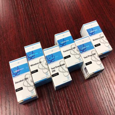 China Disposable FREE design clean branded vial label hologram medicine steriods 10ml vial box for sale