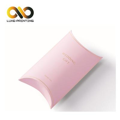 China 2019 Hot Sale Materials Recycled Hair Bundles Box Custom Wig Pillow Box With Own Logo for sale