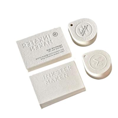 China paper & Luxury Cardboard Display Cotton Embossed Name Printing Business Cards for sale