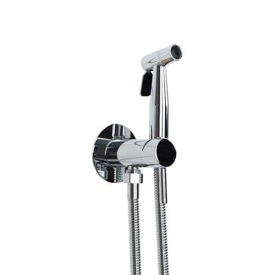 China Without Sliding Bar 2022 Newest Stainless Steel Toilet Cleaning Set Used In Toilet Shattaf Set for sale