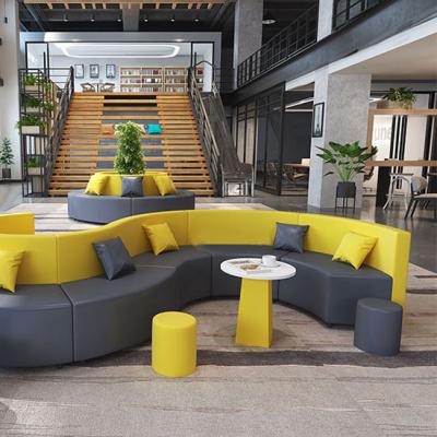 China Sectional Sofa Customize Modern Long Hotel Restaurant Furniture Hotel Lobby Modern Furniture for sale