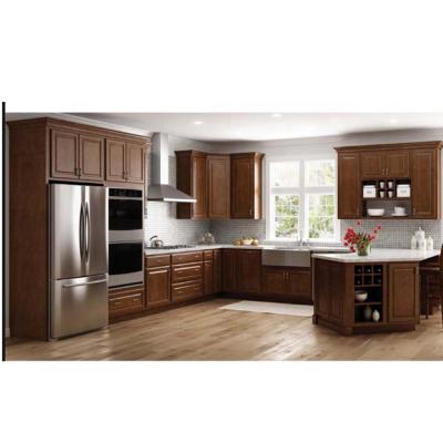 China Contemporary modern PANEL kitchen with kitchen bar for sale