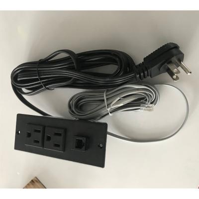 China China Manufacturer Modern US Power Strip Outlet Socket With USB Desktop Security for sale