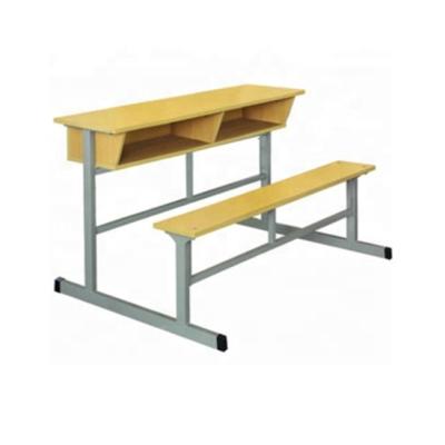 China School Sets Classroom Student Double Table And Chair Furniture School for sale