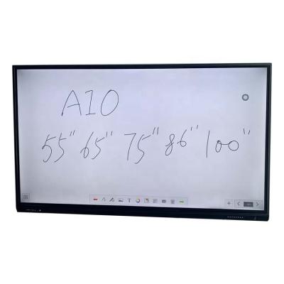 China Android 11.0 & 9.0 Large LED LCD Multi Touch Screen Monitor For Smart Classroom With Mirroring Functions Screen 55