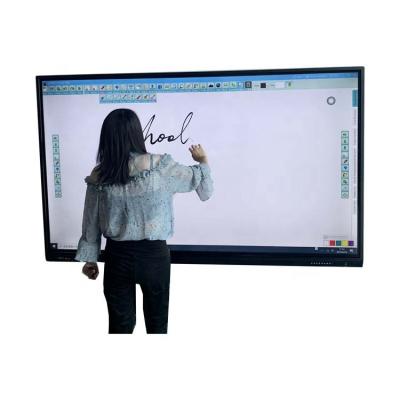 China Anti-glare Interactive Touch 55, 65, 70, 75, 84 Inch LED Touch Screen Display Finger Monitor For Office With Competitive Price 84