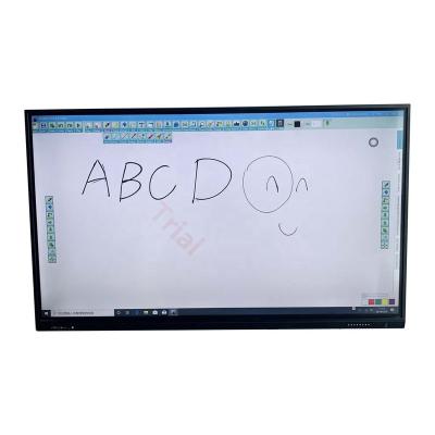 China Anti-glare Interactive Display 65 Inch Finger Touch LCD LED Touch Screen Blackboard 1920x1080 Resolution With Competitive Price 55