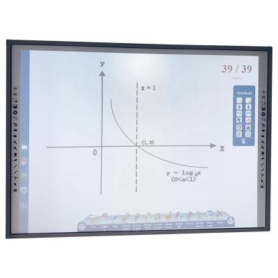 China 20 Finger Interactive Touch Whiteboard Ten Board Smart Whiteboard With Free Software On Sale Classrooms 60-168 Inch for sale