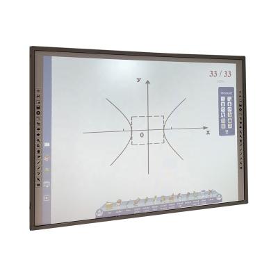 China 20 touch smart board interactive cheap smart whiteboard smart board with good price and low cost with high quality 60-168 inch for sale