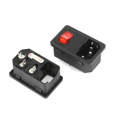 China New Design AC-10 Residential / General Purpose Outlet With On Off Switch for sale