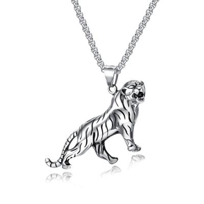 China Cool Stainless Steel Pop Hiphop Hip Hop Mens Animal Chain Necklace Pendant Jewelry for sale