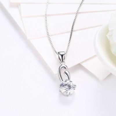 China Fashion Simple Hot Selling Infinity 925 Sterling Silver Chain Necklace for sale