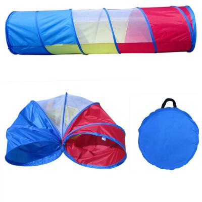 China New Polyester Children Outdoor Climbing Tunnel Tent Drill Hole Tube Sense System Training Tunnel Kids Tent for sale