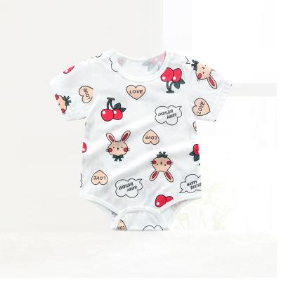 China Summer New Baby Clothes Modern Soft Newborn Baby Rompers Breathable Bamboo Fiber Baby Crawling Clothes for sale