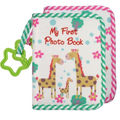 China An Earlier Education Cloth Baby Photo Book Baby Photo Book Toy Baby Cloth Photo Album for sale