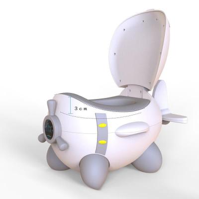 China Eco-friendly Cute Infant Potty Safe Plastic Children's Potty Backrest Children's Potty Training Seat Baby Safe Toilet Chair Comfortable Children's Potty for sale