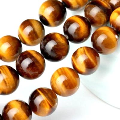 China Loose Bead In Stock Tiger Eye Bronze Quality AAA Loose Beads For Bracelet DIY Making Tiger Eye Stone Price Jewelry Beads Loose (AR-020) for sale