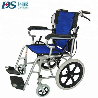 China Large Loading Capacity Foldable Aluminum Lightweight Wheelchair For Disable Elderly ML-16S for sale