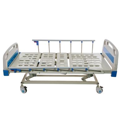 China Hospital Furtinure BC03-1A Cheap Price Three Functions Manual Nursing Medical Bed For Sale for sale