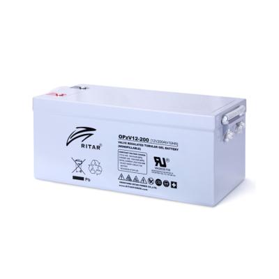 China Long Life 22 Years Deep Cycle 12V 100ah Lead Acid Batteries For Storage 12v 100ah 200AH Solar Power Systems for sale