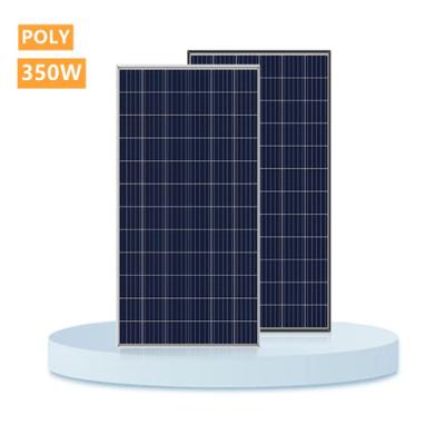 China Cheap Widely Used Poly PV Module 320w 330w 340w 350w 300w 310w Modules Solar Panel Kits PERC 350 Watt 157x157mm for sale