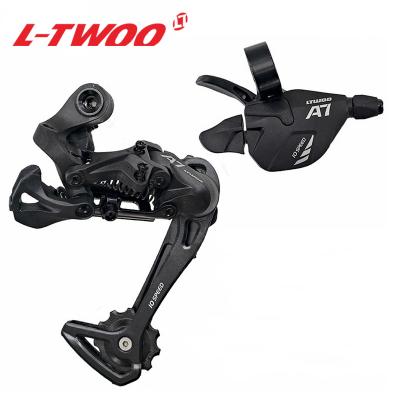 China Safety LTWOO A7 10 Speed ​​Rear Derailleur+Right Clutch Lever (No Gear Display) For MTB Mountain Bike Parts 42T Cassette Crankset for sale