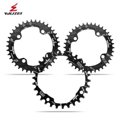 China WUZEI 104BCD Safety Mountain Bike Chainrings 30T 32T 34T 36T 38T 40T 42T 44T 46T 48T 50T 52T CNC Sprocket for sale