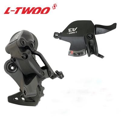 China 8 Speed ​​LTWOO A3 8 Speed ​​Rear Derailleur+Right Clutch Lever (With Optical Gear Display) For MTB Mountain Bike Parts for sale