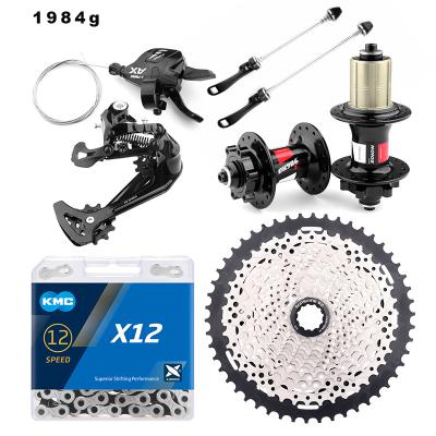 China Safety SUN Mountain Bike Drivetrain Kit 13 Gear Hub Ax13 Hole Flywheel 32 Speed ​​Finger Dial Rear Derailleur for sale