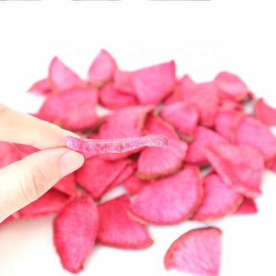 China China Manufacturer Wholesale Vacuum Fried Red Radish Chips And Dry Sticks VF Snack for sale