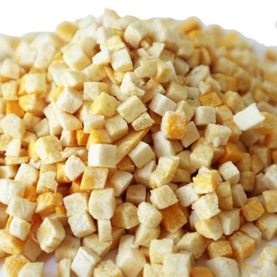 China FD Pumpkin Dry Dice Freeze Dried Vegetable Quick Foods for sale