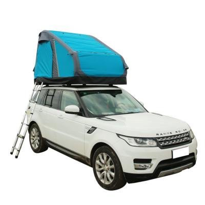 China Straight Tether Type 4 Season Inflatable Roof Top Tent SUV Car Portable Camping Camping Top Tent For Vehicles for sale