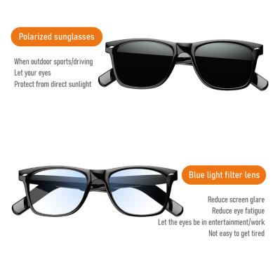 China Fashion TR90 Wireless Sunglasses BT Call Music Audio Glasses Touch Smart Glasses With Bone Conduction Tws Earphones for sale