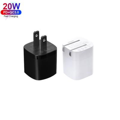 China Convenient Custom Logo Usb Phone Charger Us Eu Logo Usb Phone Charger Quick Travel Adapter Qc3.0 Mobile Charger for sale