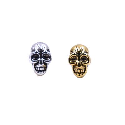 China Other 20pcs/lot Alloy Skull Head DIY Accessories Hole Connected Bracelets Connector Jewelry Findings Wholesale for sale