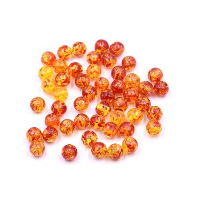 China Other 50pcs/lot 8MM And 10MM Round Hole Resin Beads Bracelet DIY Accessories Jewelry Making for sale