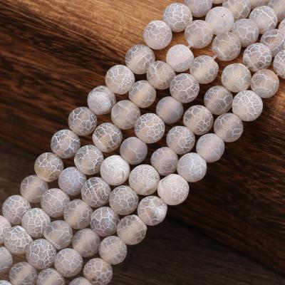 China Other 4MM 6MM 8MM 10MM 12MM Selection Size Natural Weathered Stone Beads For Jewelry Making Diy Bracelet for sale