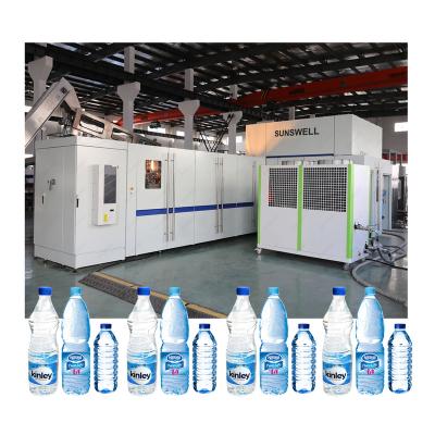 China Pet Food Beverage Bottling Line Bottled Mineral Water Combi Blowing Filling Capping Machine for sale