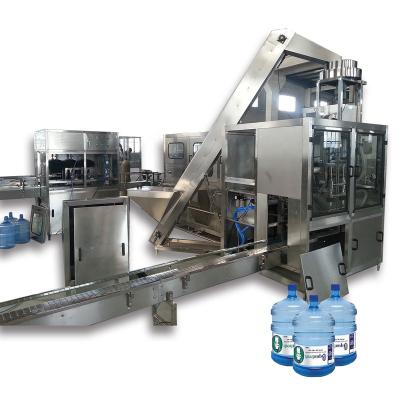 China 19L Beverage Bottled Pot 20L Water Filling Machine 5 Gallon Bottling Packing Line for sale