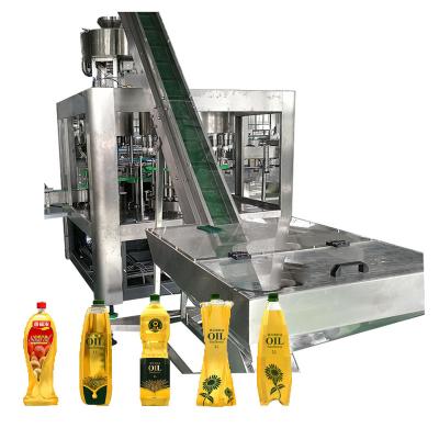 China Skillful automatic beverage making edible oil filling machine for sale