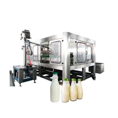 China Sunswell Aseptic Milk Filling Packing Line Beverage Automatic Yogurt Bottle Filling Machine for sale