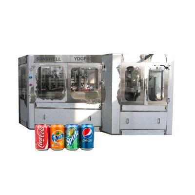 China Aluminum Beverage Can Carbonated Drinks Filling Machine Canning Sealing Production Line for sale