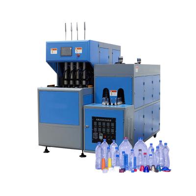 China Semi Automatic Plastic Bottle 2000BPH-2500BPH 4 Cavities Water Bottle Blow Molding Blow Molding Machine for sale