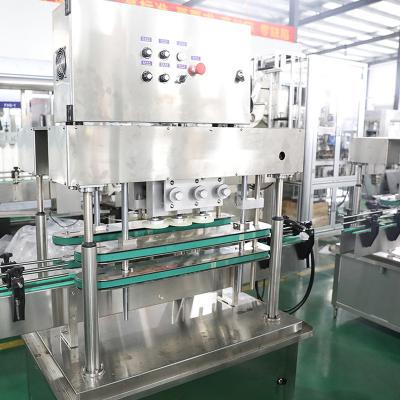 China Filling Packing And Labeling Machine Plastic Detergent Powder Wash Food PET pp PE Bottle Capping Line for sale