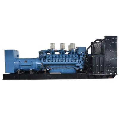 China 16V4000G63 Motor modelo 2500 kva Contenedor Tipo eléctrico Diésel Generador digital MTU Genset en venta