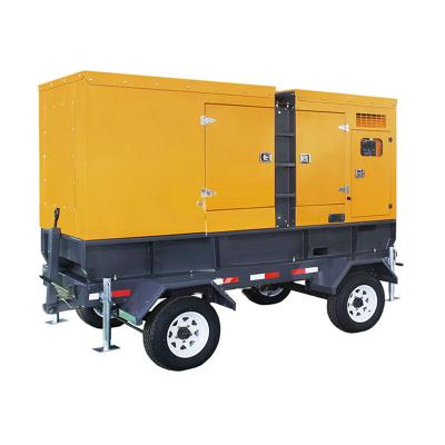 China Versatile Mobile Power Station 400KVA Cummins Diesel Generator Set with Silent Trailer for sale