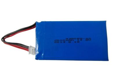 중국 LED 빛 건전지를 위한 휴대용 4 세포 2000mah Lipo 건전지 14.8 V 435085 판매용